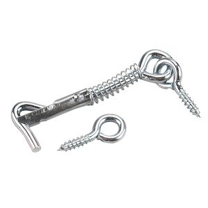 Zinc Safety Gate Hook and Eye 2-1/2 Inch 2 Packimage