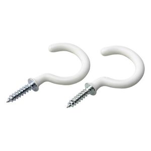 White Cup Hooks 1-1/2image