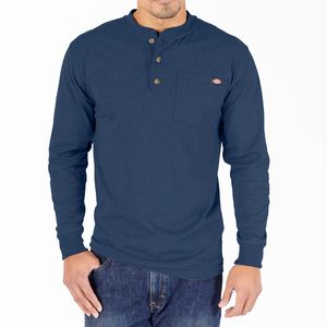 Dickies&reg; Dark Denim Thermal Henley Mimage