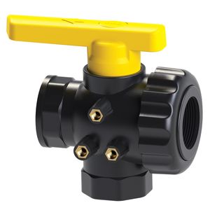 3-Way Ball Valve 1/2 Cont. Flow 062020002Nimage