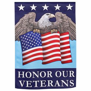 Honor Our Veterans Garden Flagimage
