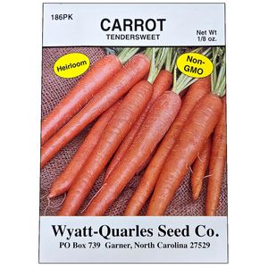 carrot tendersweet seeds  1/8 ozimage