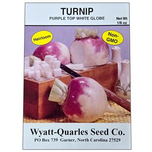 turnip purple top seeds  1/8 ozimage