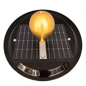 Solar Light For Flagpole, Blackimage