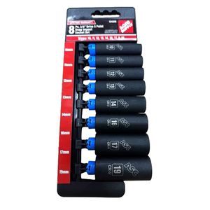 Agri Supply CT-8701 3/8 in. DW Metric Impact Socket Setimage
