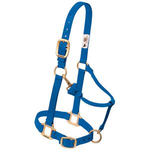 Blue Adjustable Chin and Throat Snap Halter, 1, Large Horseimage