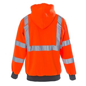 Cordova Safety Fleece Hi-Vis Lime Sweatshirt Mediumimage