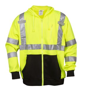 Cordova Safety Fleece Hi-Vis Lime Sweatshirt 3XLimage