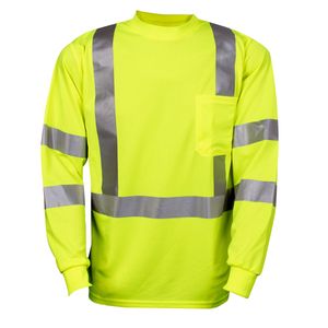 Cordova Hi-Vis Lime XL Long Sleeve Work Shirtimage