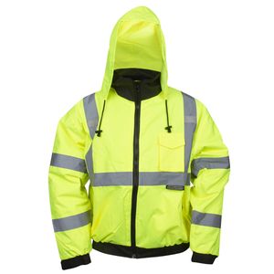 Cordova Reptyle Quilted Bomber Jacket Hi-Vis Lime 2XLimage