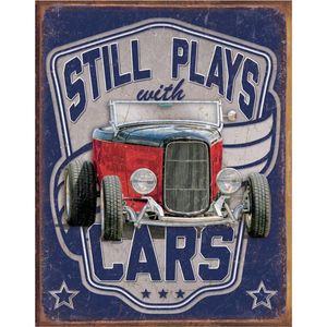 Still Playing with Cars 2064 Tin Signimage