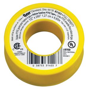 Oatey 31403 Yellow Seal Tape 1/2 in. x 260 in.image
