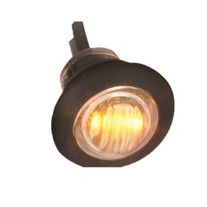 Custer Products CPL1A-CL 3/4 in. Amber LED Mini Marker Lightsimage