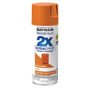 Rust-Oleum 12 oz. Satin Rustic Orange Spray Paint and Primerimage