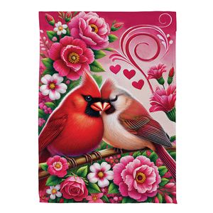 cardinal love garden flagimage