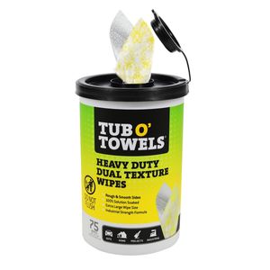 Tub O Towels&reg; Heavy Duty Dual Texture Cleaning Wipes 75 Countimage