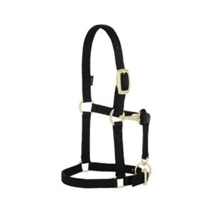 Adjustable Chin and Throat Snap Halter 3/4 Inch Suckling BLKimage