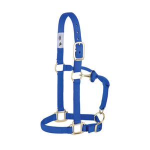 Adj. Chin and Throat Snap Halter 1 In. Yearling BLUimage
