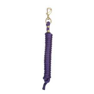 Weaver Poly Lead Rope with Solid Brass 225 Snap Purple 5/8 in. x 10 ft.image