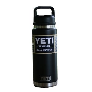Rambler Black 26 oz. Yeti Water Bottle with Chug Capimage