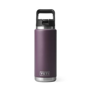 Rambler Dark Purple 26 oz. Yeti Water Bottle with Strawimage