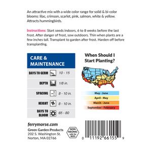 Dwarf Beauty Phlox Seed Packetimage