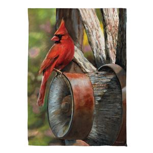 Evergreen Wagon Wheel Garden Flagimage