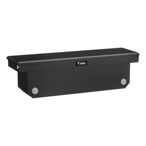 Matte Black 72 Deep Angled Push Button Crossover Truck Tool Box #TBSD-72-A-PB-MBimage