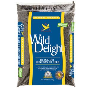Wild Delight&reg; Black Oil Sunflower Seed 5 Pound Bagimage