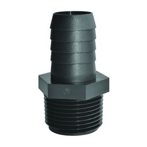 Green Leaf 1/4 in. Male NPT x 1/4 in. Hose Barb Polypropylene Straight Pipe to Hose Adapterimage