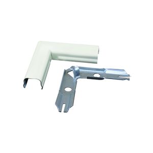Wiremold 90-Degree Flat Raceway Elbow, Ivoryimage