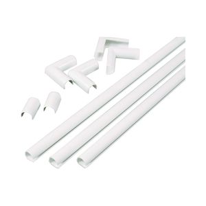 Wiremold White PVC Cord Channel Kitimage