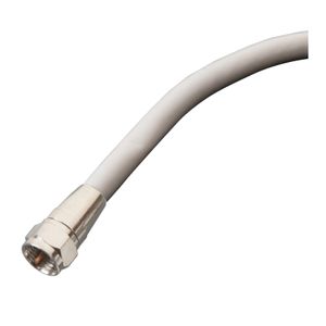 Zenith 6 ft. RG6 F-Connector Coaxial Cable, Whiteimage