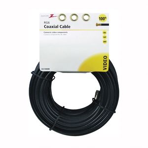 Zenith 100 ft. RG6 Coaxial Cable with F Connectorsimage