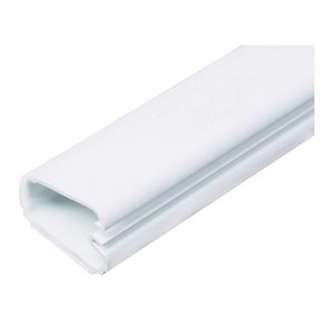 Wiremold 5 ft. Plastic Cord Wire Channel, Whiteimage