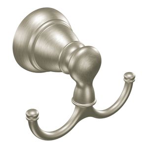 Moen Banbury Brushed Nickel Double Robe Hookimage