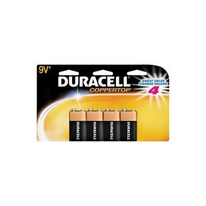 Duracell 9 V. Alkaline Batteries, 4-Packimage