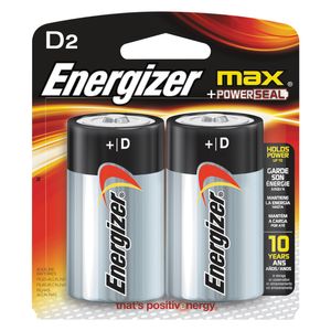 Energizer MAX D Alkaline Batteries, 2-Packimage