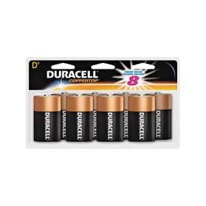 Duracell D Alkaline Batteries, 8-Packimage