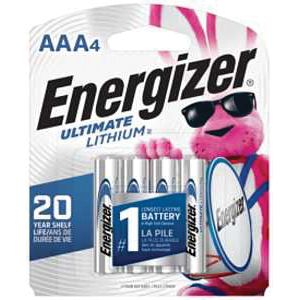 Energizer AAA Ultimate Lithium Battery, 4-Packimage