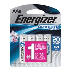 Energizer AA Ultimate Lithium Batteries, 8-Packimage