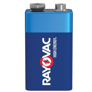 Rayovac High Energy 9V 750 mAh Alkaline Batteries, 2-Packimage