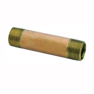 Anderson Metal 1/4 in. x 6 in. Brass Pipe Nippleimage