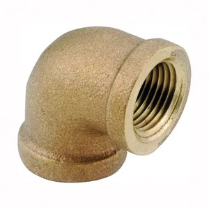 Anderson Metals 3/8 in. 90-Degree Brass Pipe Elbowimage