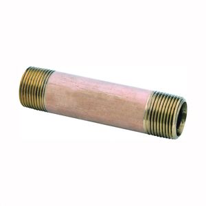 Anderson Metals 3/8 in. x 1-1/2 in. Brass Pipe Nippleimage