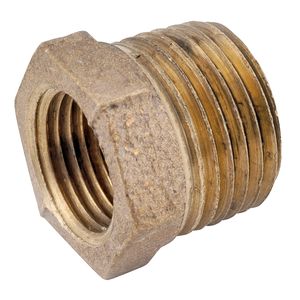 Anderson Metals 1 in. x 3/4 in. Brass Hex Reducing Bushingimage