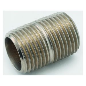 Anderson Metals 1 in. x 1-1/2 in. Brass Pipe Nippleimage