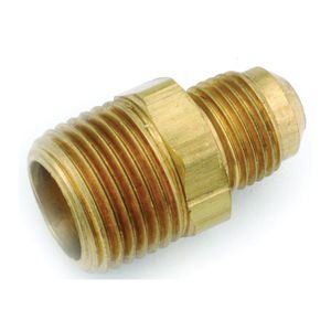 Anderson Metals 1/4 in. Male Flare x 1/8 in. Male Pipe Thread Brass Connectorimage