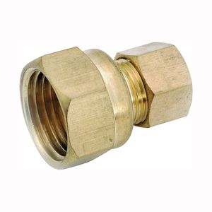 Anderson Metals 3/8 in. x 3/8 in. Brass Compression x Female Pipe Couplingimage