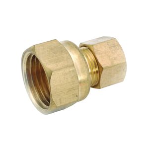 Anderson Metals 1/2 in. Brass Compression x Female Pipe Couplingimage